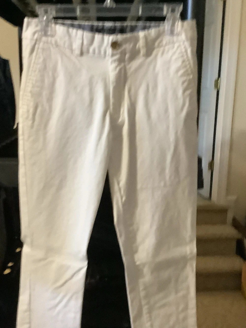 Banana Republic White Fulton Skinny Chino, 29/32
